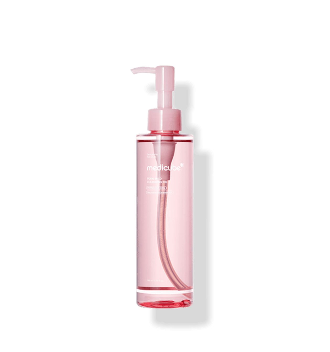 Medicube, PDRN Mild Cleansing Oil, Легка гідрофільна олія з ліпосомним PDRN, LHA та PHA для очищення пор, себуму й чорних цяток, 195 мл