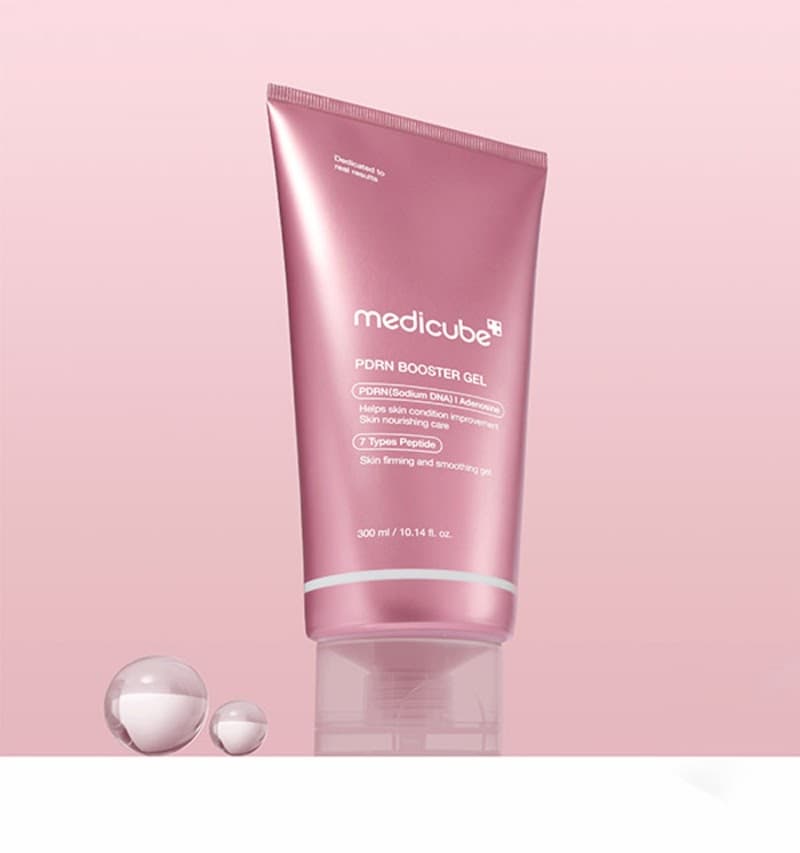Medicube, PDRN Booster Gel, Відновлювальний Гель-Бустер з PDRN та 7 Пептидами для Використання з Пристроями Medicube, 300 мл