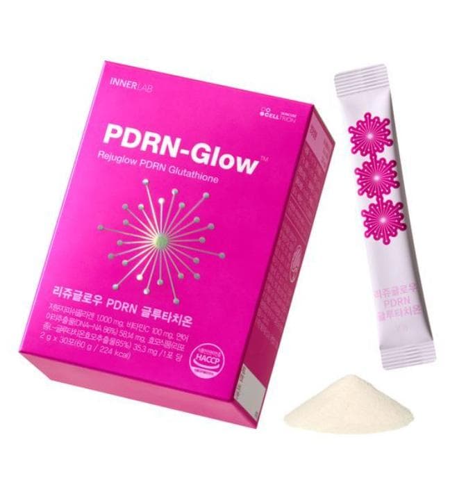 INNERLAB, Celltrion RejuGlow PDRN Glutathione, Функціональна Добавка з PDRN та Глутатіоном для Сяяння Шкіри Зсередини, 30 пакетиків