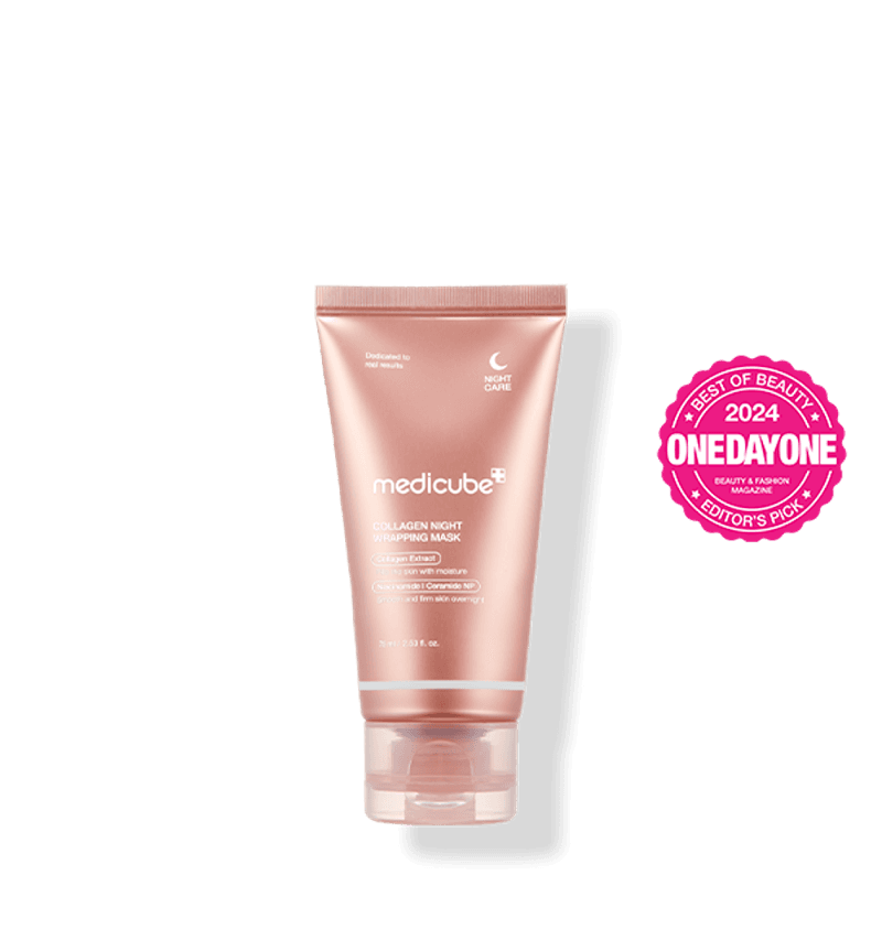Medicube, Collagen Night Wrapping Mask, Нічна Маска-Плівка з Колагеном для Пружності, 75 мл