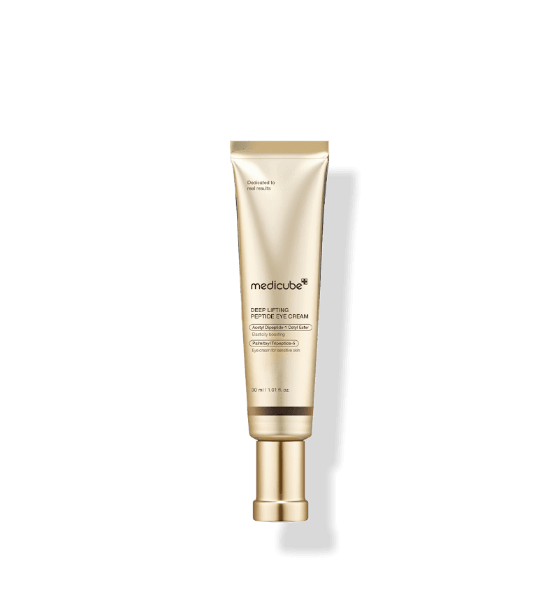 Medicube, Deep Lifting Peptide Eye Cream, Ліфтинг-Крем для Шкіри Навколо Очей з Пептидами Проти Зморшок