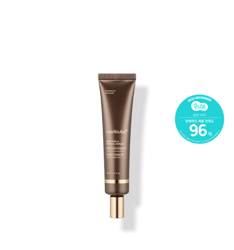 Medicube, Deep Vita A Retinol Serum, Антивікова Сироватка з Ретинолом 4-го Покоління Проти Зморшок, 30 мл