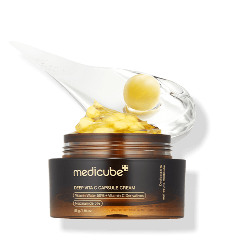 Medicube, Deep Vita C Capsule Cream, Капсульний Крем з Вітаміном С Проти Пігментації та для Сяяння Шкіри, 55 г