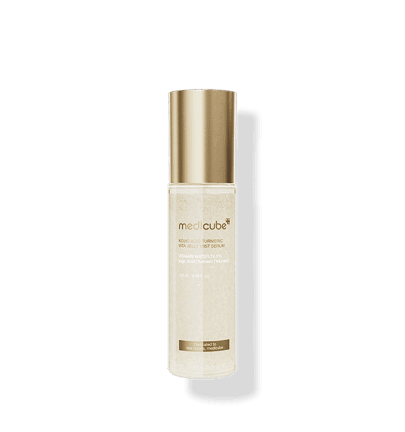 Medicube, Kojic Acid Turmeric Vita Jelly Mist Serum,Зволожуюча Желе-Міст Сироватка з Коєвою Кислотою для Сяяння та Відновлення Бар'єру Шкіри, 100 мл