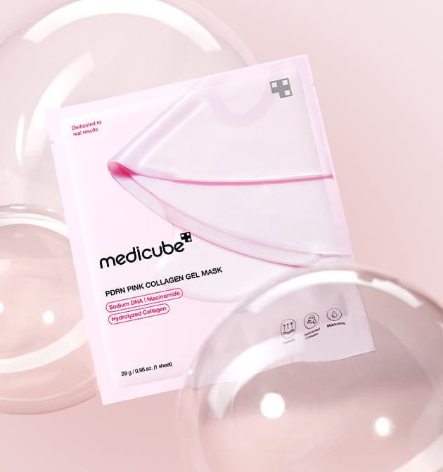 Medicube, PDRN Pink Collagen Gel Mask, PDRN Рожева Колагенова Гель-Маска для Пружності, Зволоження та Сяяння Шкіри