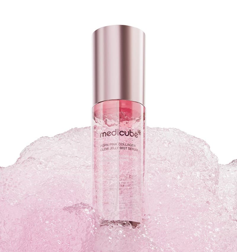 Medicube, PDRN Pink Collagen Jelly Mist Serum, Желе-Міст Сироватка з PDRN та Колагеном для Зволоження та Пружності Шкіри, 200 мл