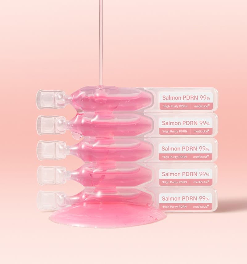 Medicube, PDRN Pink One Day Serum, Концентрована Ампула з PDRN для Регенерації та Пружності Шкіри, 1.5 мл × 5 шт