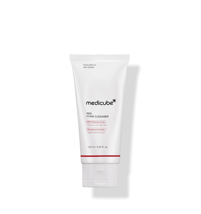 Medicube, Red Foam Cleanser, Пінка для Вмивання з BHA Проти Акне та Чорних Цяток, 120 мл