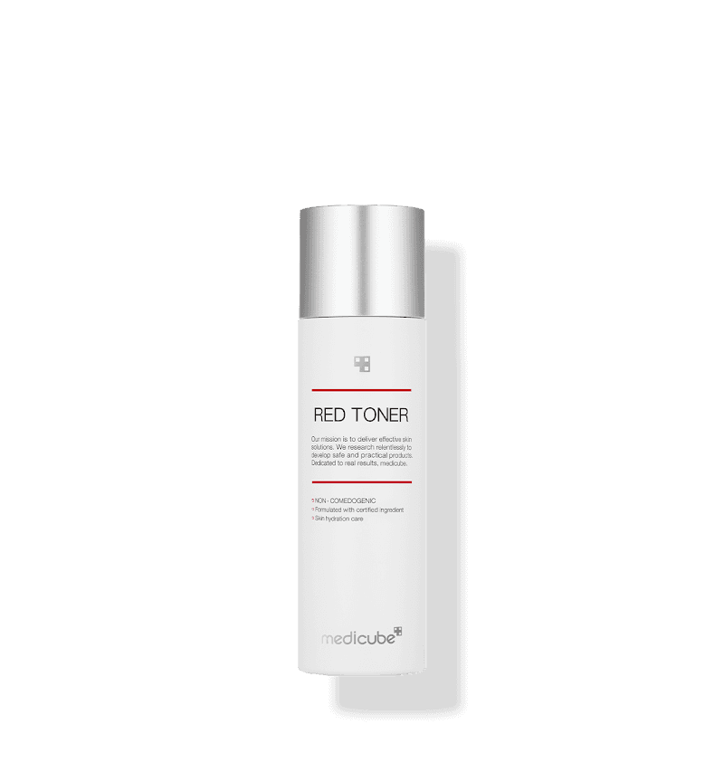 Medicube, Red Toner Plus, Тонер для Проблемної Шкіри з BHA та Ніацинамідом для Чистих Пор та Рівного Тону, 200 мл