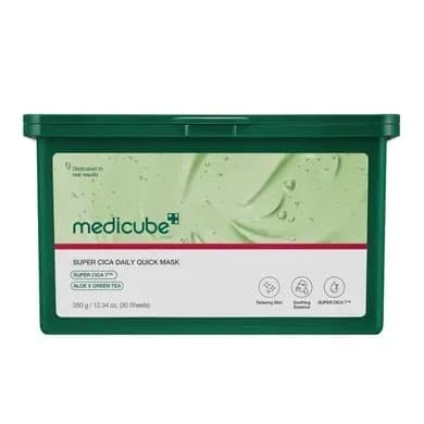 Medicube, Super Cica Daily Quick Mask, Експрес-Маска з 88% Цикою для Заспокоєння Чутливої Шкіри