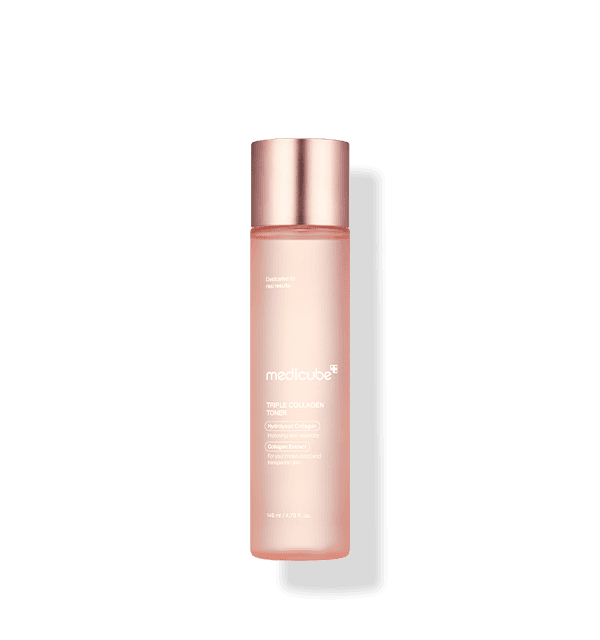 Medicube, Triple Collagen Toner, Зволожуючий Тонер з Потрійним Колагеном для Глибокого Зволоження та Плямпінгу, 140 мл