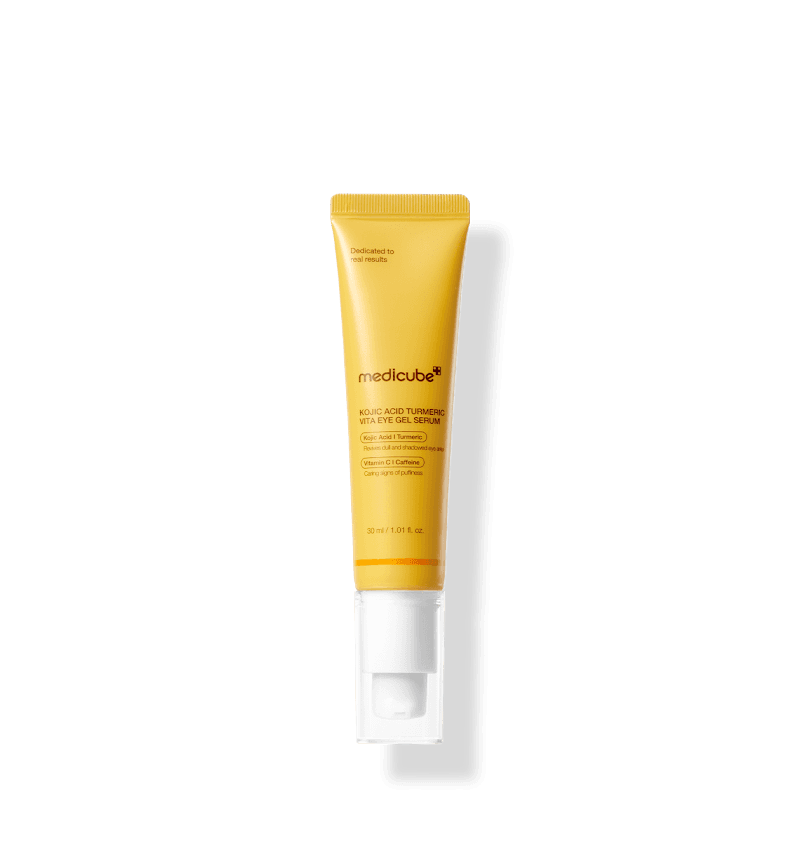 Medicube Vita Eye Gel Serum. Гель-Сироватка для Шкіри Навколо Очей Зменшує Набряклість, Освітлює Темні Круги та Повертає Сяйво, 30 мл.