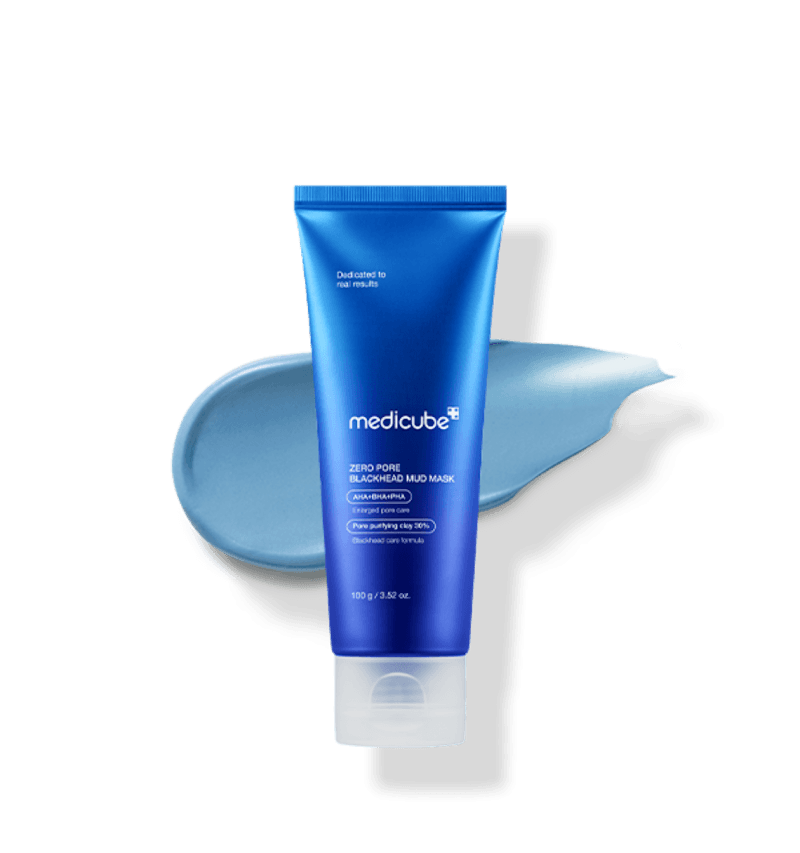 Medicube, Zero Pore Blackhead Mud Mask, Глиняна Маска для Звуження Пор та Видалення Чорних Цяток, 100 г