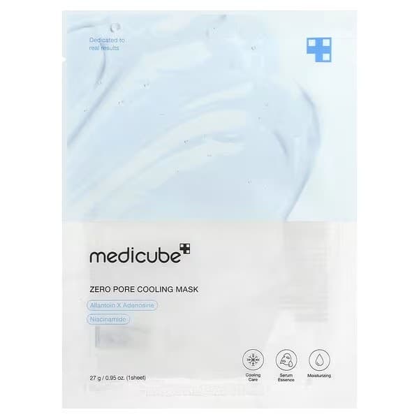 Medicube, Zero Pore Cooling Mask, Зеро Пор Охолоджувальна Маска для Звуження Пор
