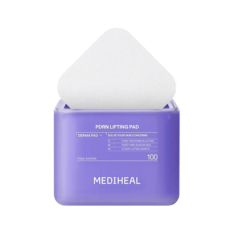 Mediheal, PDRN Lifting Pad, Ліфтинг-Пади з PDRN для Звуження Пор та Пружності Шкіри, 100+100 Падів