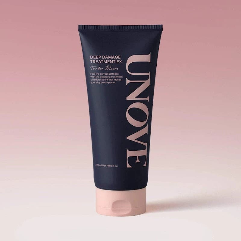UNOVE, Deep Damage Repair Hair Mask Tender Bloom, Інтенсивна Відновлювальна Маска для Пошкодженого Волосся з Кератином та Протеїнами для Неймовірної М’якості, 320 мл